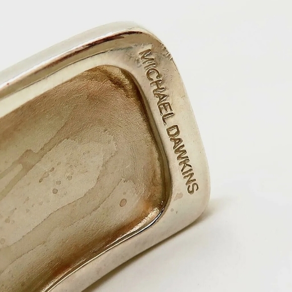 Michael Dawkins 925 Sterling Silver Starry Night Open Cuff Bracelet 51.6… - Picture 9 of 10